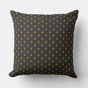Coussin Notre-Dame de Fatima motif de la couronne