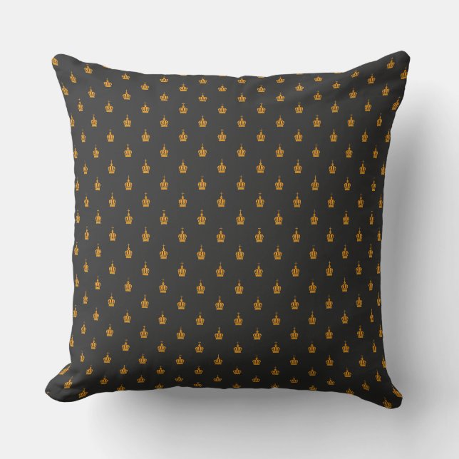 Coussin Notre-Dame de Fatima motif de la couronne (Recto)
