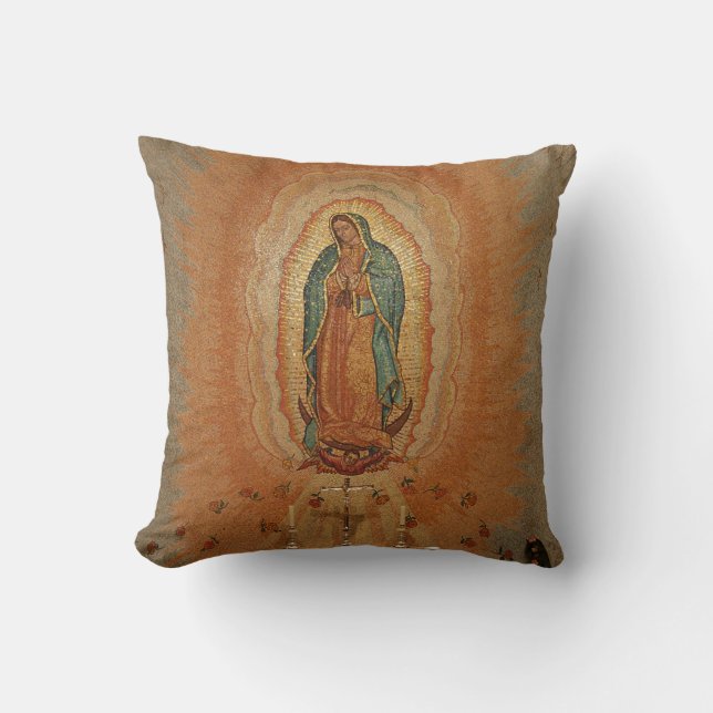 Coussin Notre-Dame de Guadalupe (Recto)