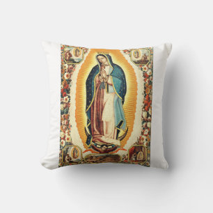 Coussin Notre-Dame de Guadalupe Radiant Art