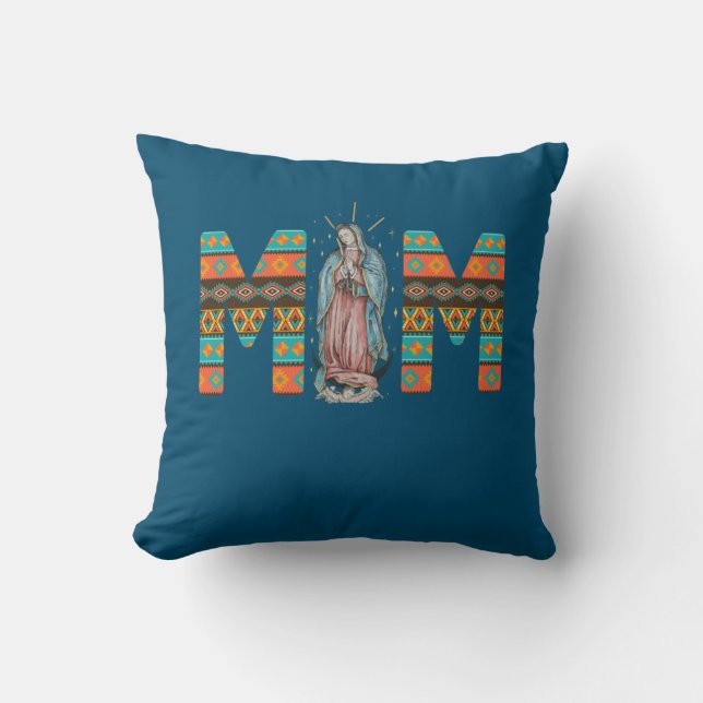 Coussin Notre-Dame de Guadalupe Vierge catholique Marie me (Recto)