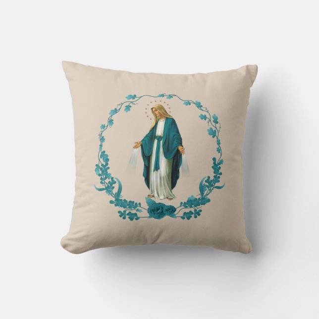 Coussin Notre-Dame de la Médaille Miraculeuse (Recto)