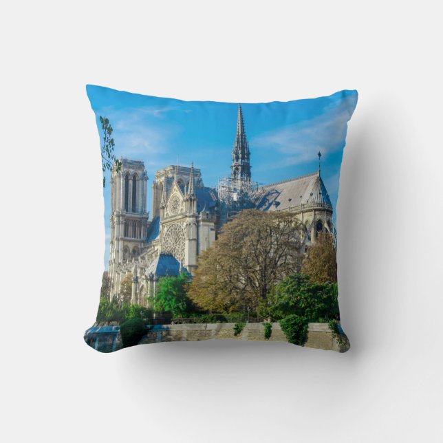 Coussin Notre Dame de Paris en France (Recto)