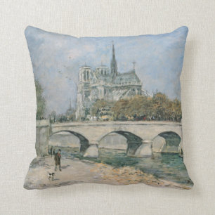 Coussin Notre Dame de Paris vintage