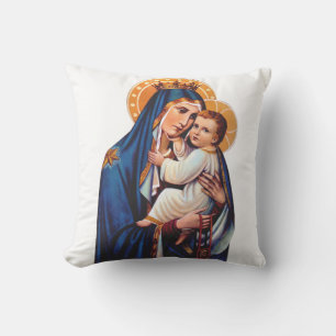 Coussin Notre-Dame du Mont-Carmel Art dévotionnel