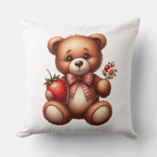 Coussin Nounours en peluche (Recto)