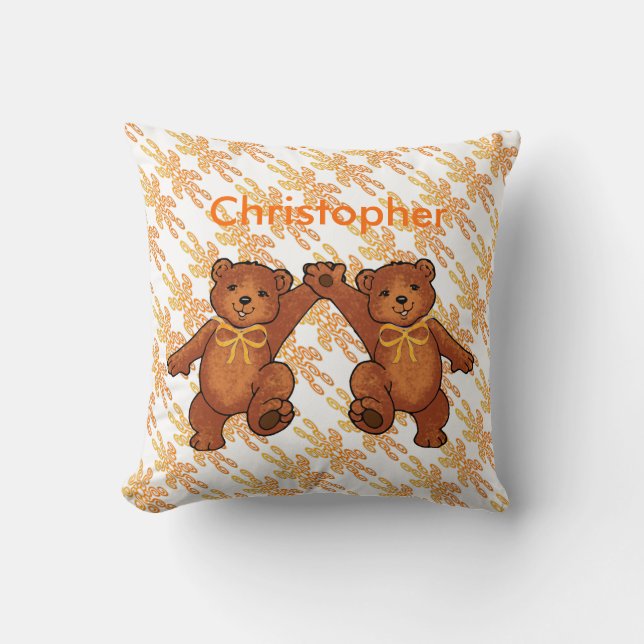 Coussin Nounours personnalisé (Recto)