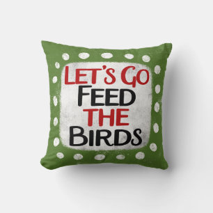 Coussin Nourrir Les Oiseaux Jeter L'Oreiller