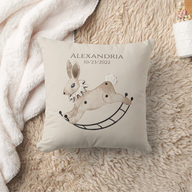 Coussin Nourriture à lapin vintage (Couverture)