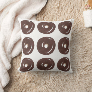 Coussin Nourriture du diable, pâtisserie au chocolat noir,