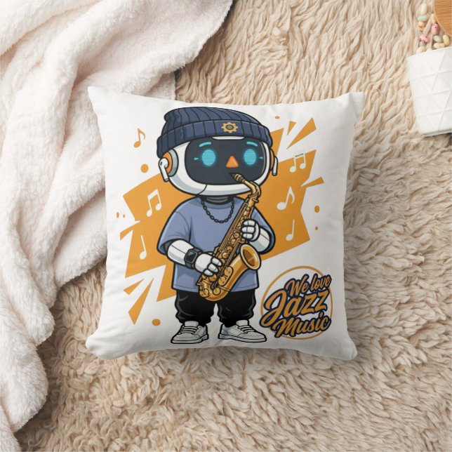 Coussin Nous aimons le Jazz (Couverture)