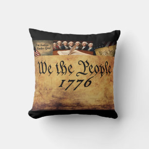 Coussin Nous les gens lancons l'oreiller