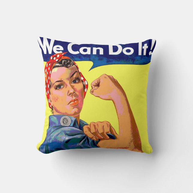 Coussin Nous Pouvons Le Faire (Recto)