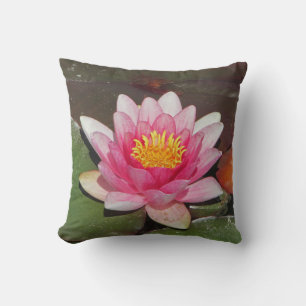 Coussin Nous Vous Aimons Grand-Mère Pink Water Lily Photo 