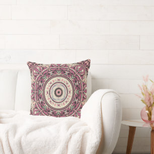 Coussin Nouveau Mandala Floral