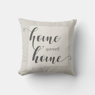 Coussin Nouveau-Mexique - Home Sweet Home burlap look