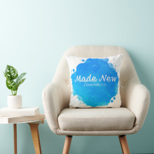 Coussin Nouveau né à nouveau foi chrétienne : Baptême de l