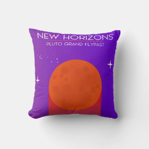 Coussin Nouveaux Horizons Pluton Grand Flyast l'art spatia