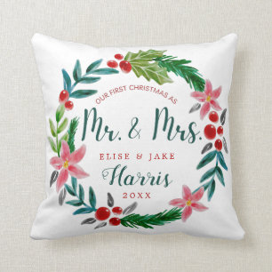 Coussin Nouveaux mariés de Noël