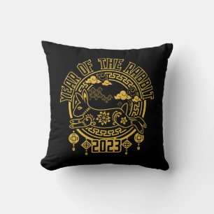 Coussin Nouvel An lunaire chinois du lapin