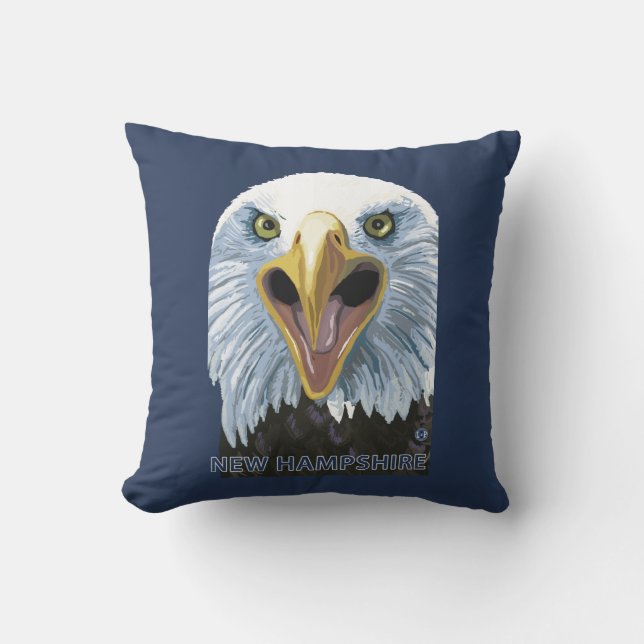Coussin Nouvelle de HampshireEagle fin (Recto)