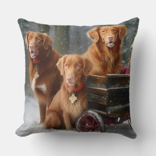 Coussin Nouvelle-Écosse Duck Toller Retriever Snowden