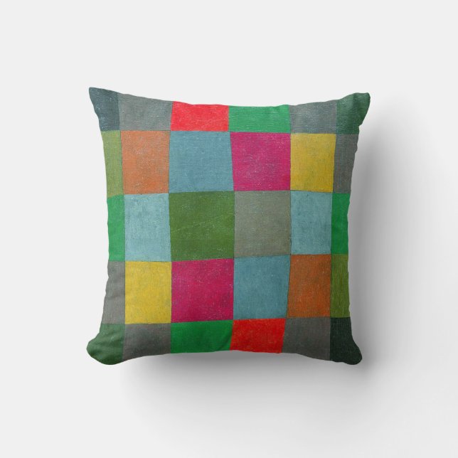 Coussin Nouvelle harmonie, Paul Klee (Recto)