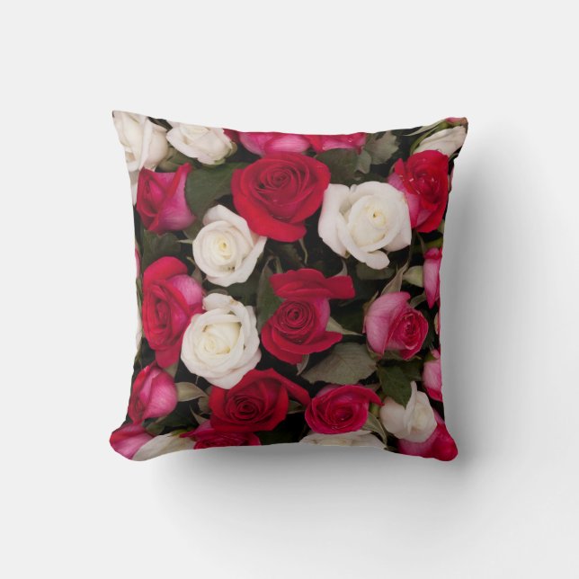 Coussin nouvelles fleurs design (Recto)
