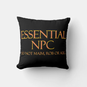 Coussin NPC essentiel ne pas viser Rob ou tuer RPG drôle