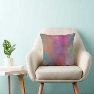 Coussin Nuages arc-en-ciel