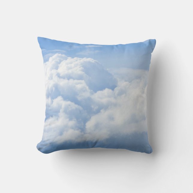 Coussin Nuages blancs floffants (Recto)