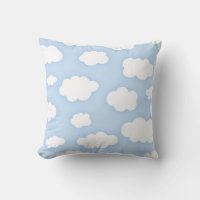 Nuages blancs gonflés