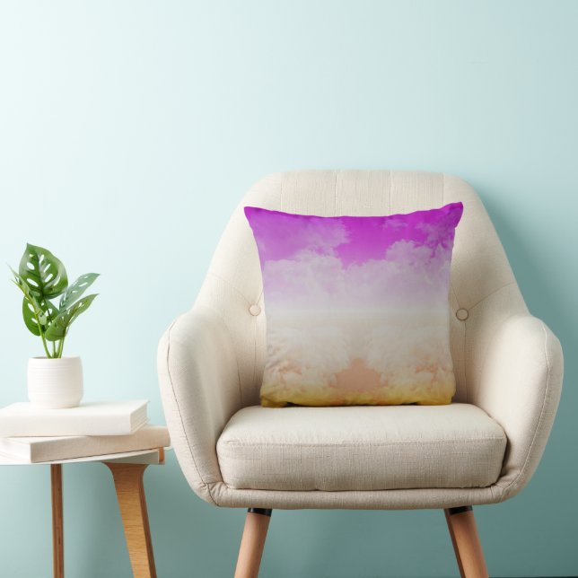 Coussin Nuages colorés Quatre (Chaise)