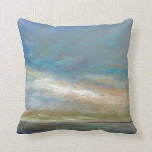 Coussin Nuages côtiers avec l'océan