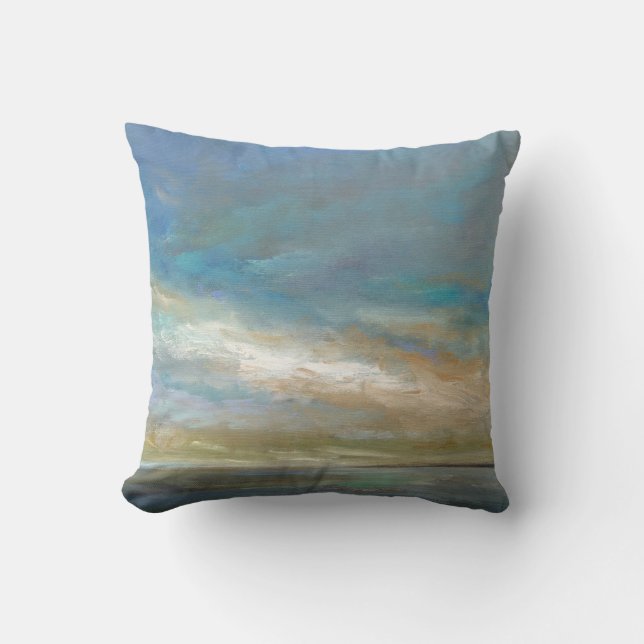 Coussin Nuages côtiers avec océan (Recto)