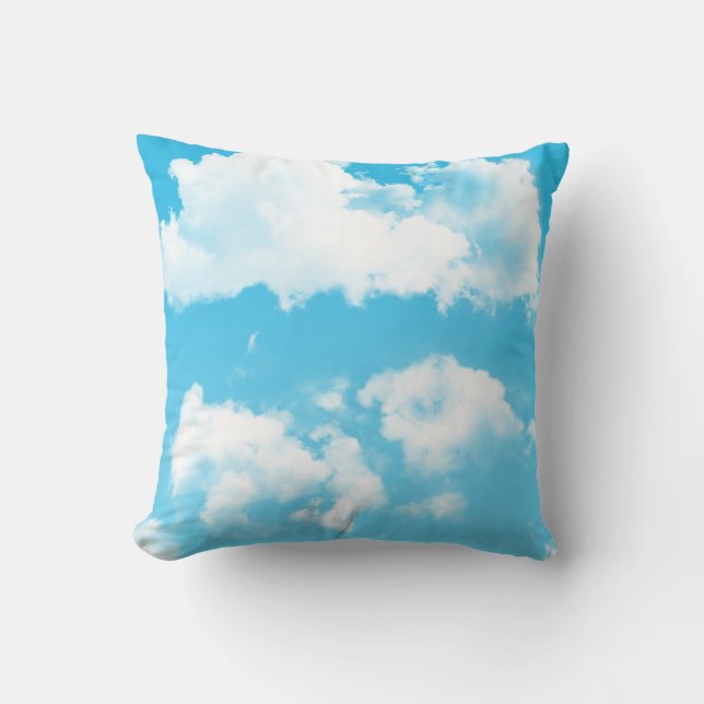 Coussin Nuages dans le ciel enfants (Recto)