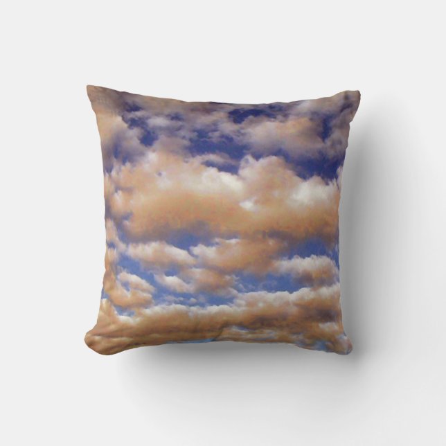 Coussin Nuages ​​douillets par Alexandra Cook (Recto)