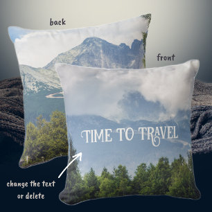 Coussin Nuages flottants sur montagnes personnalisables