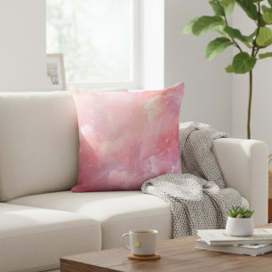 Coussin Nuages Rose Rêveurs
