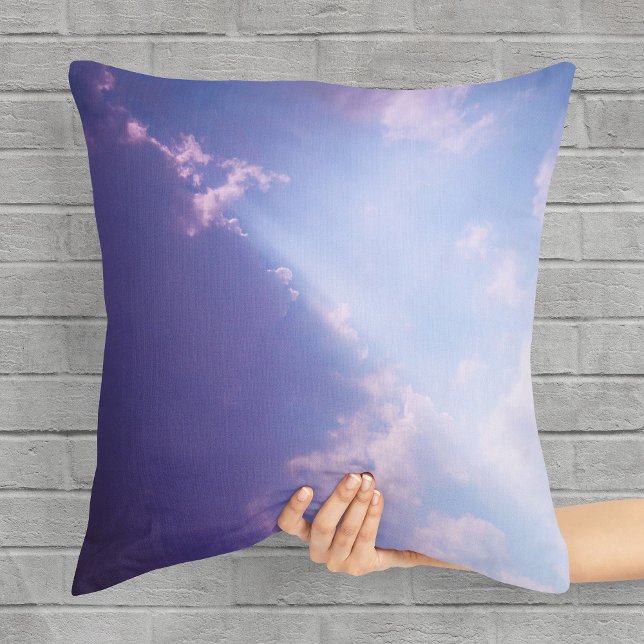 Coussin Nuages Sky Pastel couleurs Pittoresque Skyscape Ph (Créateur téléchargé)