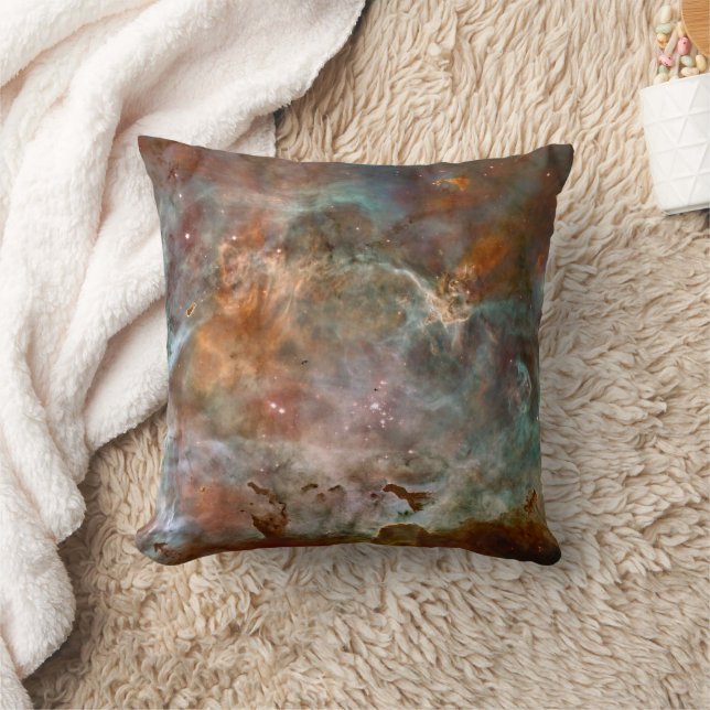 Coussin Nuages sombres de Carina Nebula Hubble Space (Couverture)