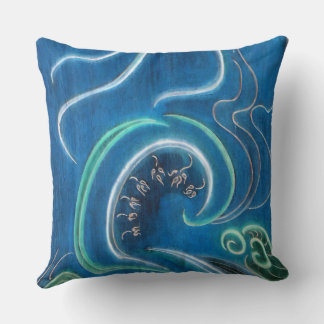 Coussin Nuances de bleu