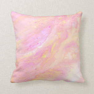 Coussin Nuances de *~* du marbre d'abrégé sur rose
