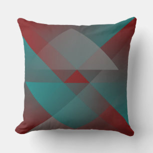Coussin Nuances turquoises de Bourgogne
