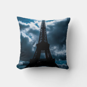 Coussin Nuit Bleue Tour Eiffel Paris Voyage