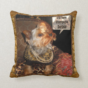 Coussin Nuit de partie de Yorkie