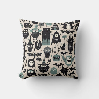 Coussin Nuit déplaisante d'Halloween