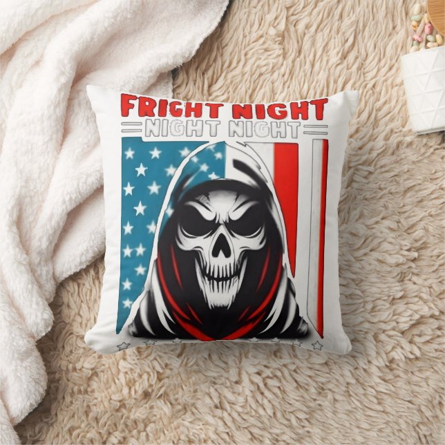Coussin Nuit d'horreur américaine (Couverture)