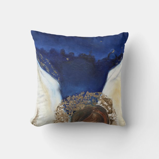 Coussin Nuit l'ange a obtenu ses ailes 2014 (Recto)