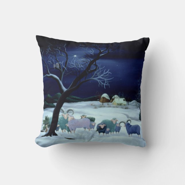 Coussin Nuit sainte 1995 de nuit silencieuse (Recto)